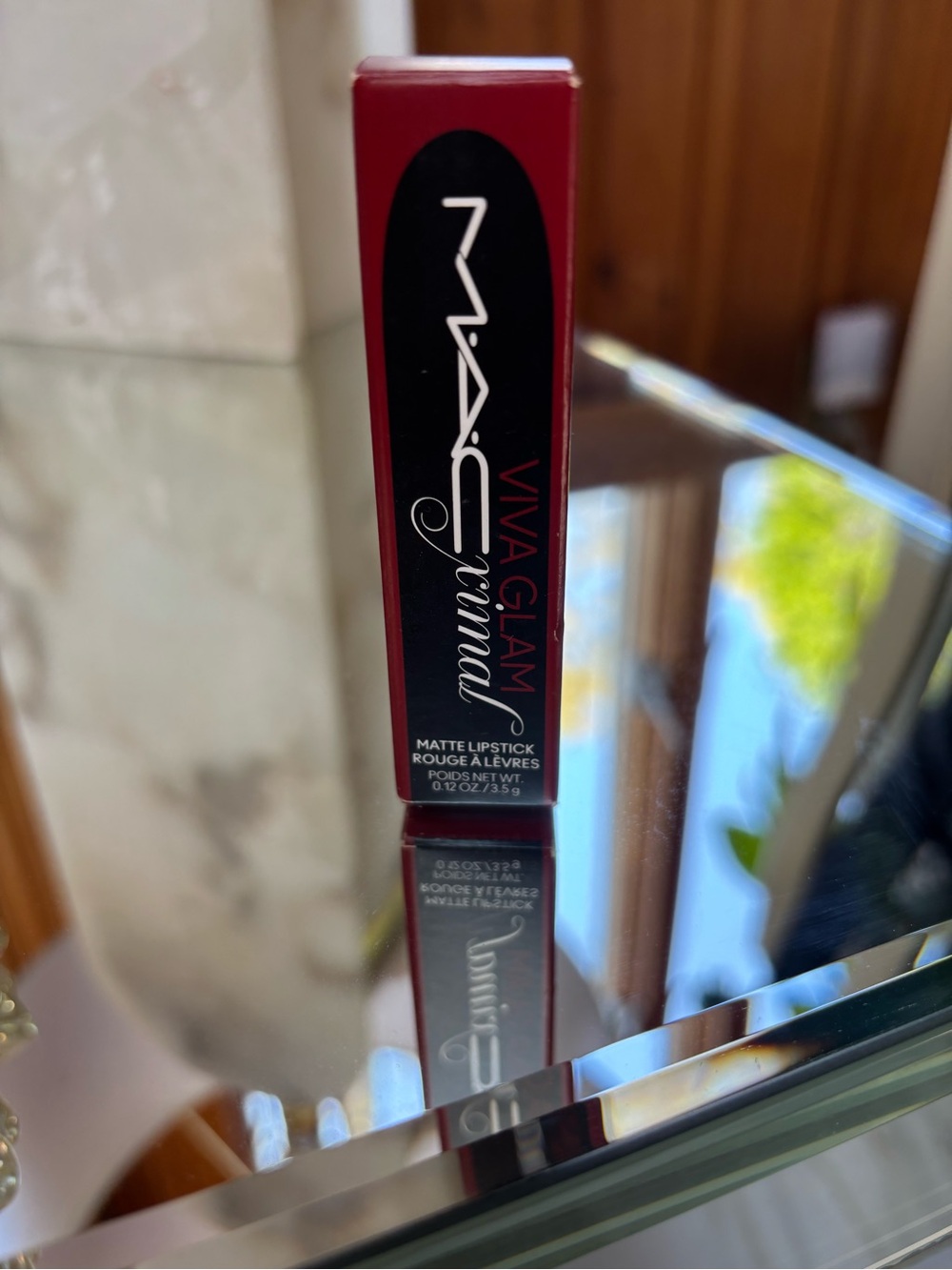 MAC Cosmetics Viva Glam Matte Lipstick - Deep Red Packaging